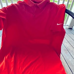 Men’s Orange XL Nike Dri-Fit Golf polo